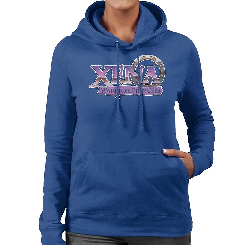 Xena Warrior Princess Purple Logo Women’s Hooded Sweatshirt