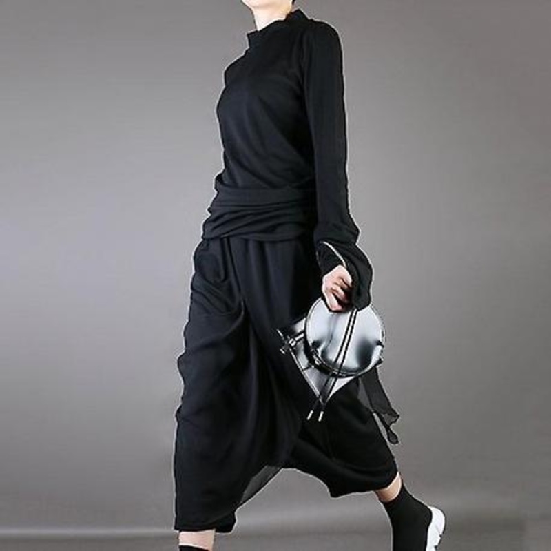 High Elastic Waist Confortable  Harem Pants