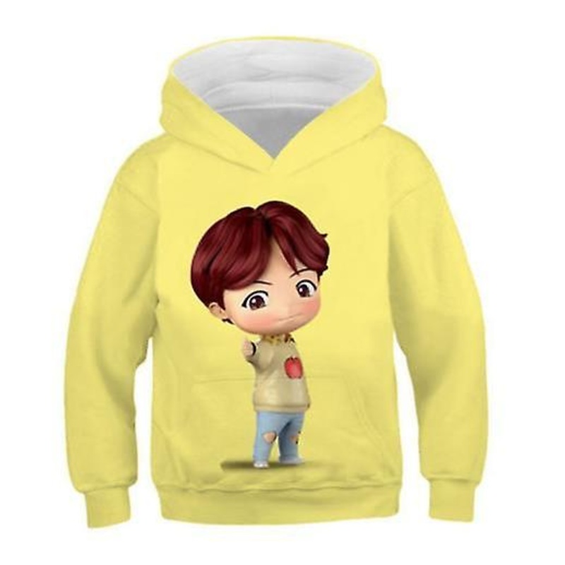2022 Autumn And Winter New Arrival Children’s Clothing Sweater With Pocket Teens In Times Full-width Printed Top Hoodies For Bpys And Girls