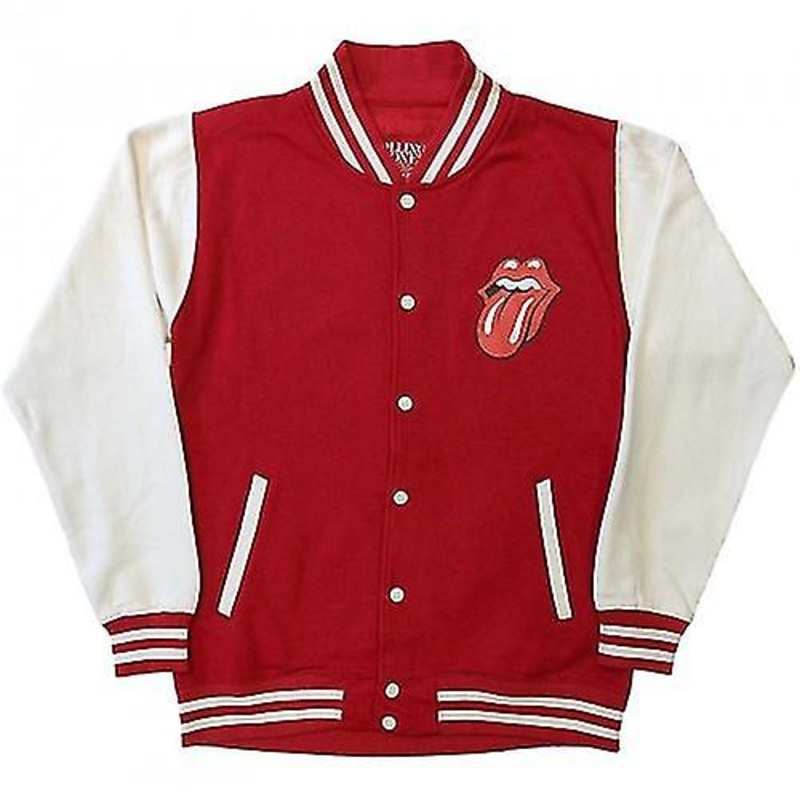 The Rolling Stones Unisex Adult Classic Tongue Varsity Jacket