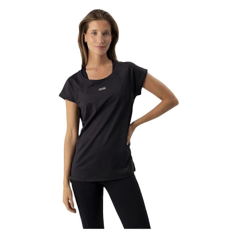 Womens Short Sleeve T-Shirt Ditchil Ditchill T-Shirt Ariana Black