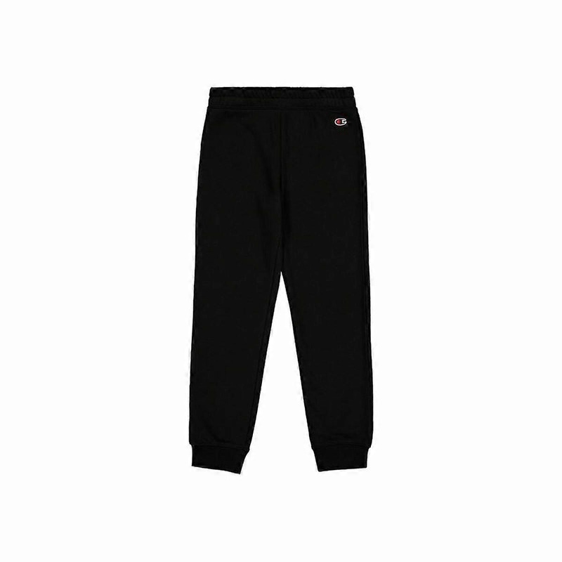 Children’s Tracksuit Bottoms Champion Cuff Black