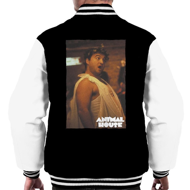 Animal House John Bluto Blutarsky Dressed In Toga Men’s Varsity Jacket