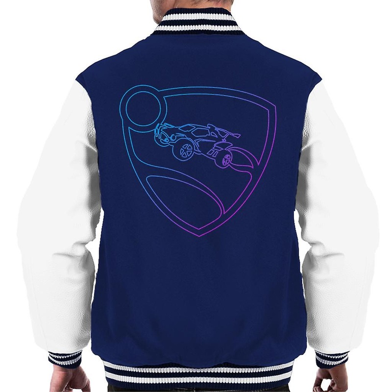 Rocket League Glowing Shield Logo Men’s Varsity Jacket