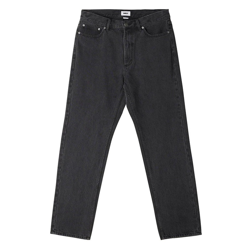 Men’s Obey Clothing Bender Denim Pant – Faded Black