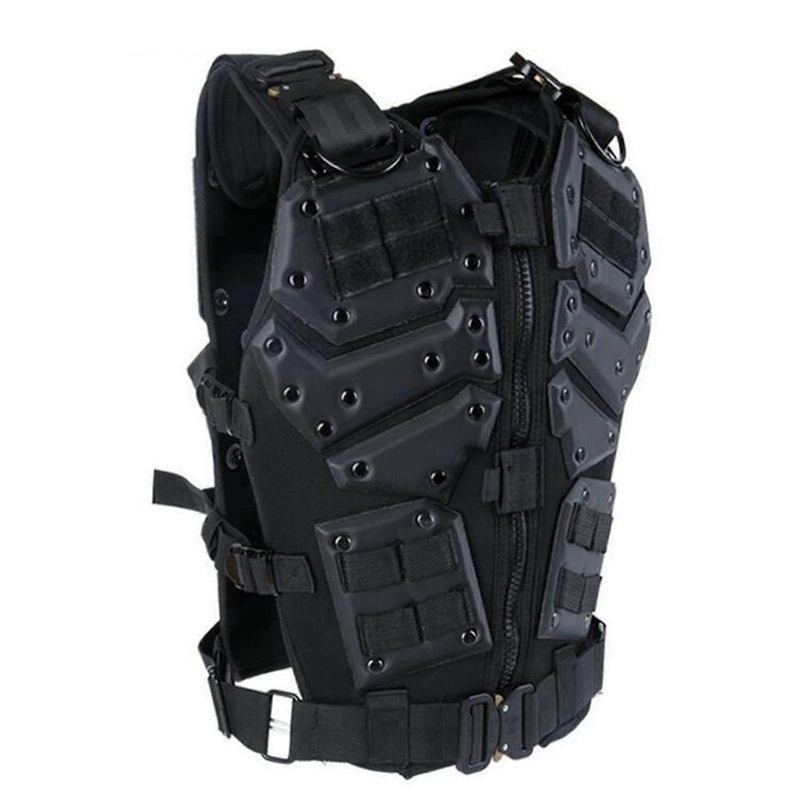 Airsoft Tactical Vest Black Transformer Combat Vest for SWAT Military Army Paintball Wargame Shooting Hunting Activities