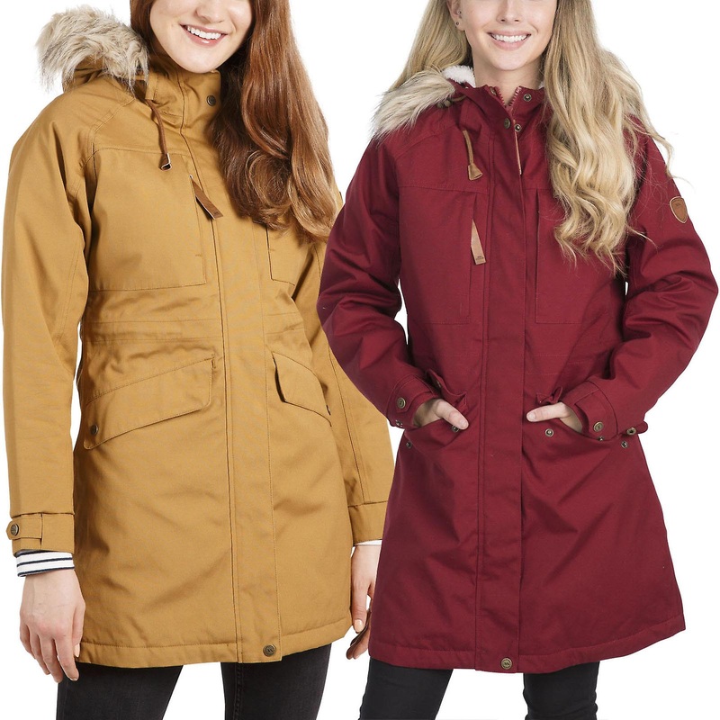 Trespass Womens Faithfull Waterproof Parka Jacket Coat