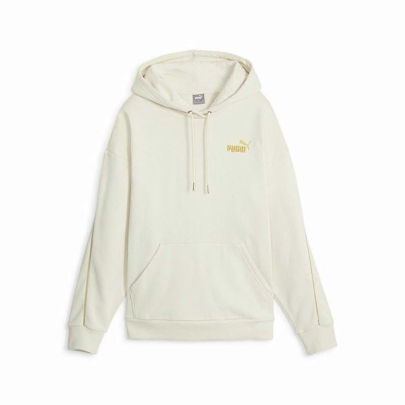 Womens Hoodie Puma Ess+ Minimal Gold Beige