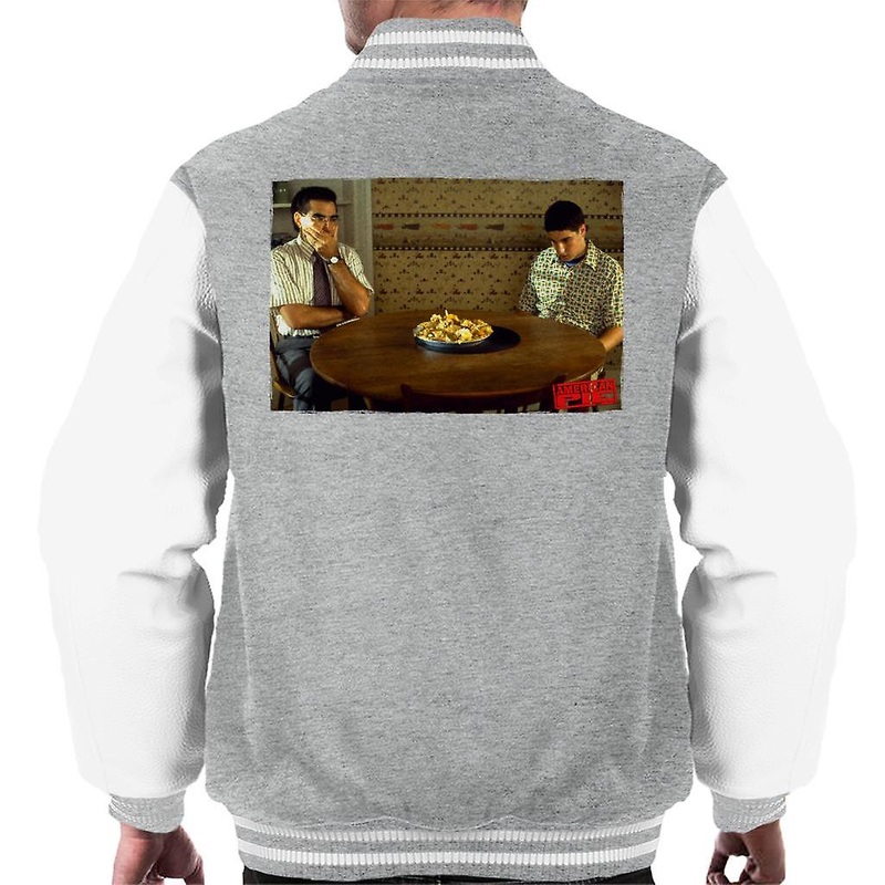 American Pie On The Table Men’s Varsity Jacket