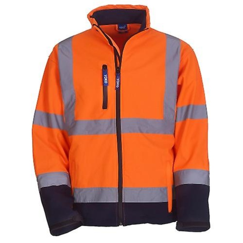 Yoko Unisex Adult Hi-Vis Soft Shell Jacket